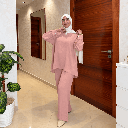 طقم كريب يجمع بين الراحة والفخامة