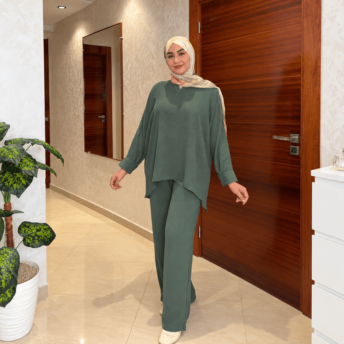 طقم كريب يجمع بين الراحة والفخامة